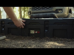 95L Rugged Case on rack