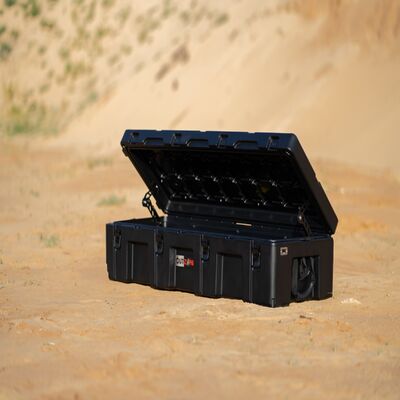 High Quality 122L Stackable Plastic Gear Box Toolbox Shock and Pressure-Proof Customizable ODM Support