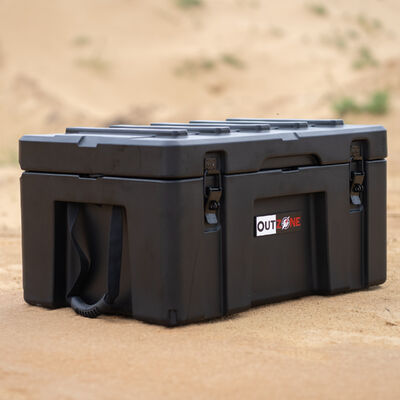 Rigid 53L LLDPE Plastic Rolling Tool Box Waterproof Transport Case with Custom ODM Support