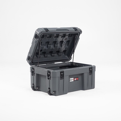 V5 LLDPE Rugged Storage Case Interlocking Customized 80L Capacity