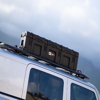 In Stock Custom 122L Outdoor Rotoplastic Toolbox Hard Car Roof Cargo Box for Outdoor Storage Long Case Case