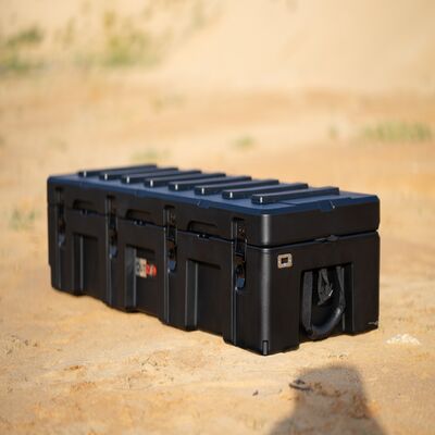 High Quality 122L Stackable Plastic Gear Box Toolbox Shock and Pressure-Proof Customizable ODM Support