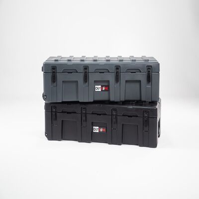 High Quality 112L Detachable Waterproof Storage Box Rotoplastic Outdoor Activity Tool Case for Car Roof-ODM Customization