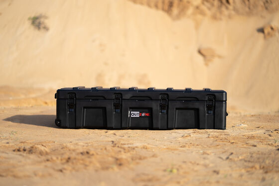 High Quality 112L Detachable Waterproof Storage Box Rotoplastic Outdoor Activity Tool Case for Car Roof-ODM Customization